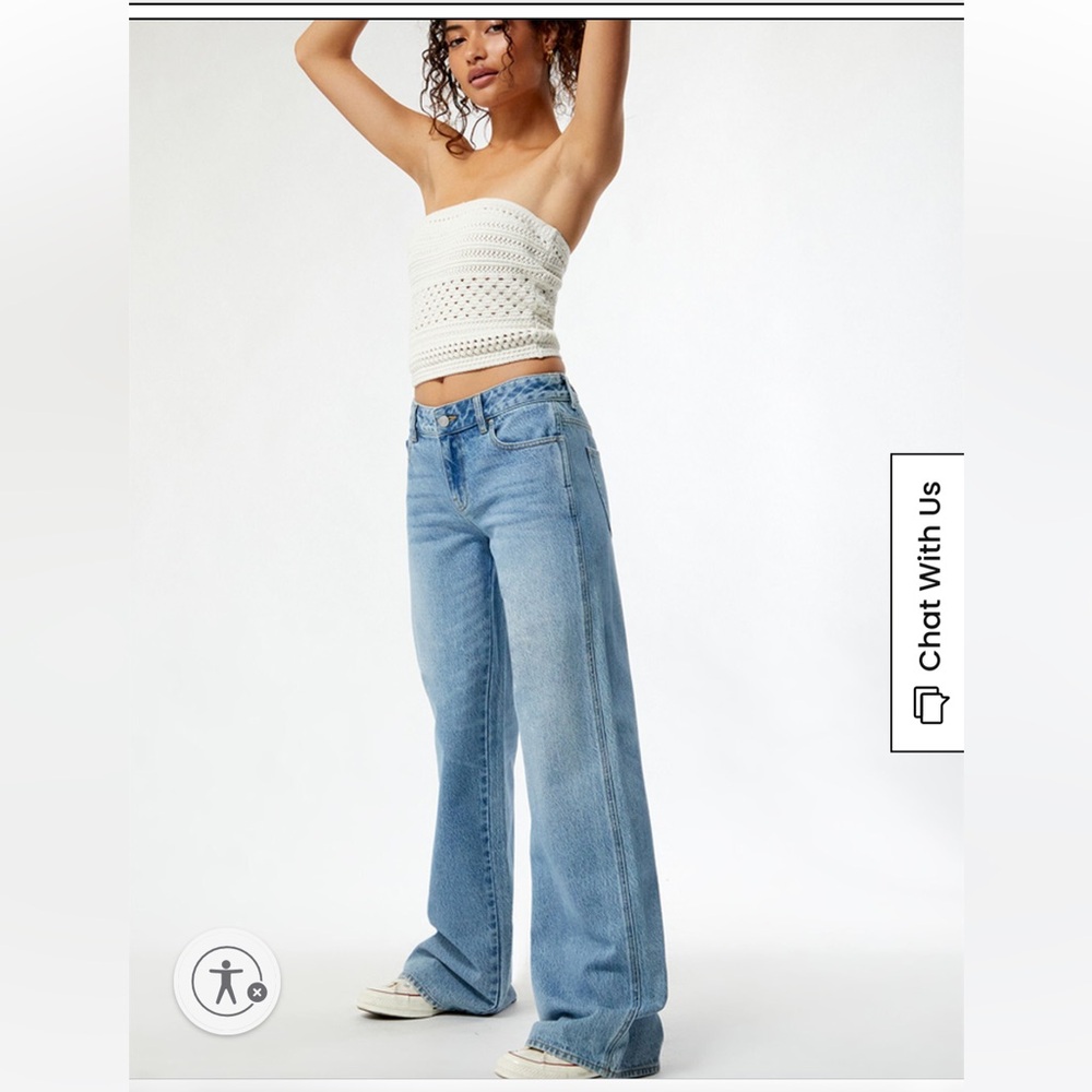 PACSUN Low Rise Baggy Jean Sz 27